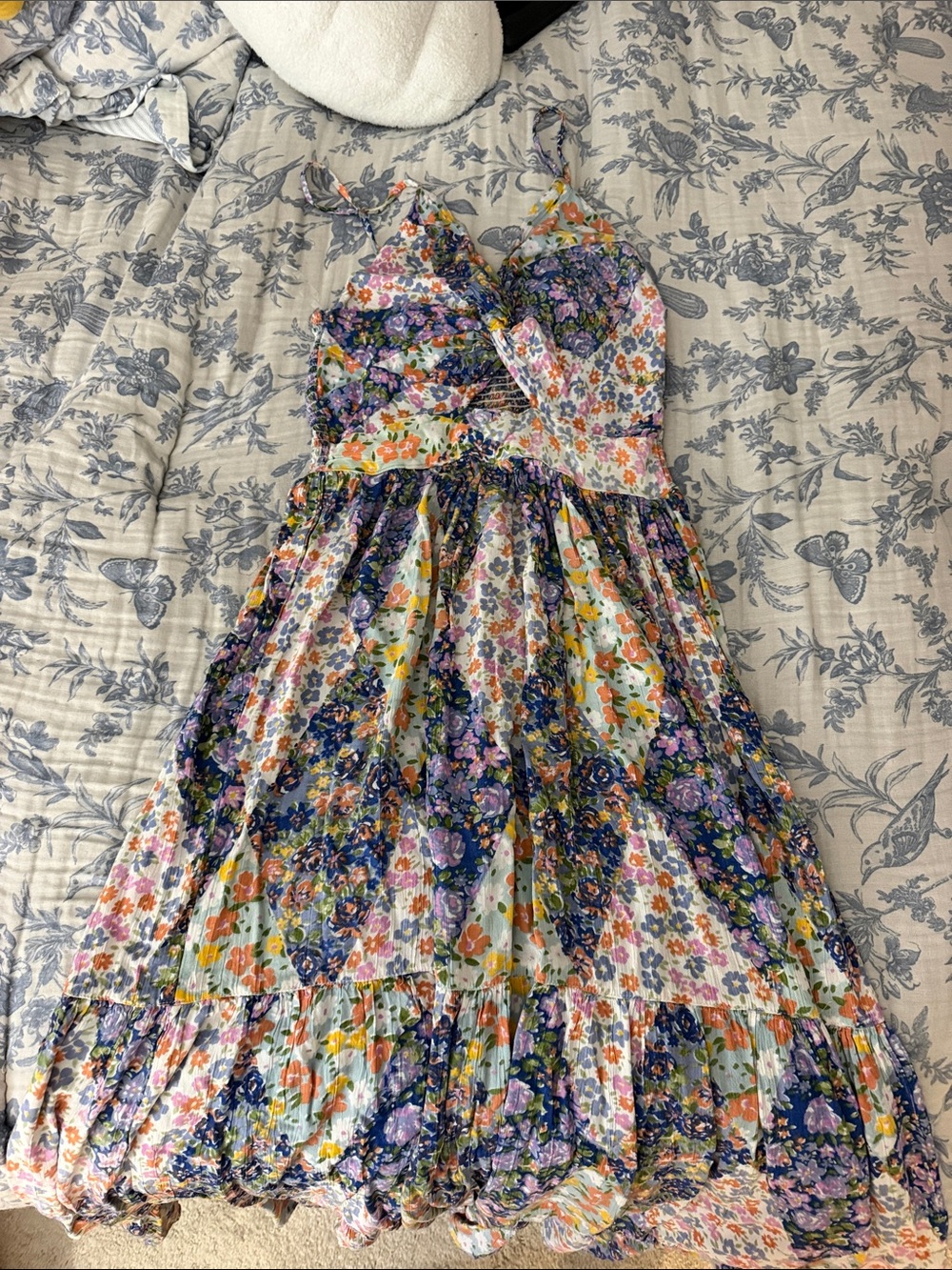 Angie Floral Sundress in Purple & Multi